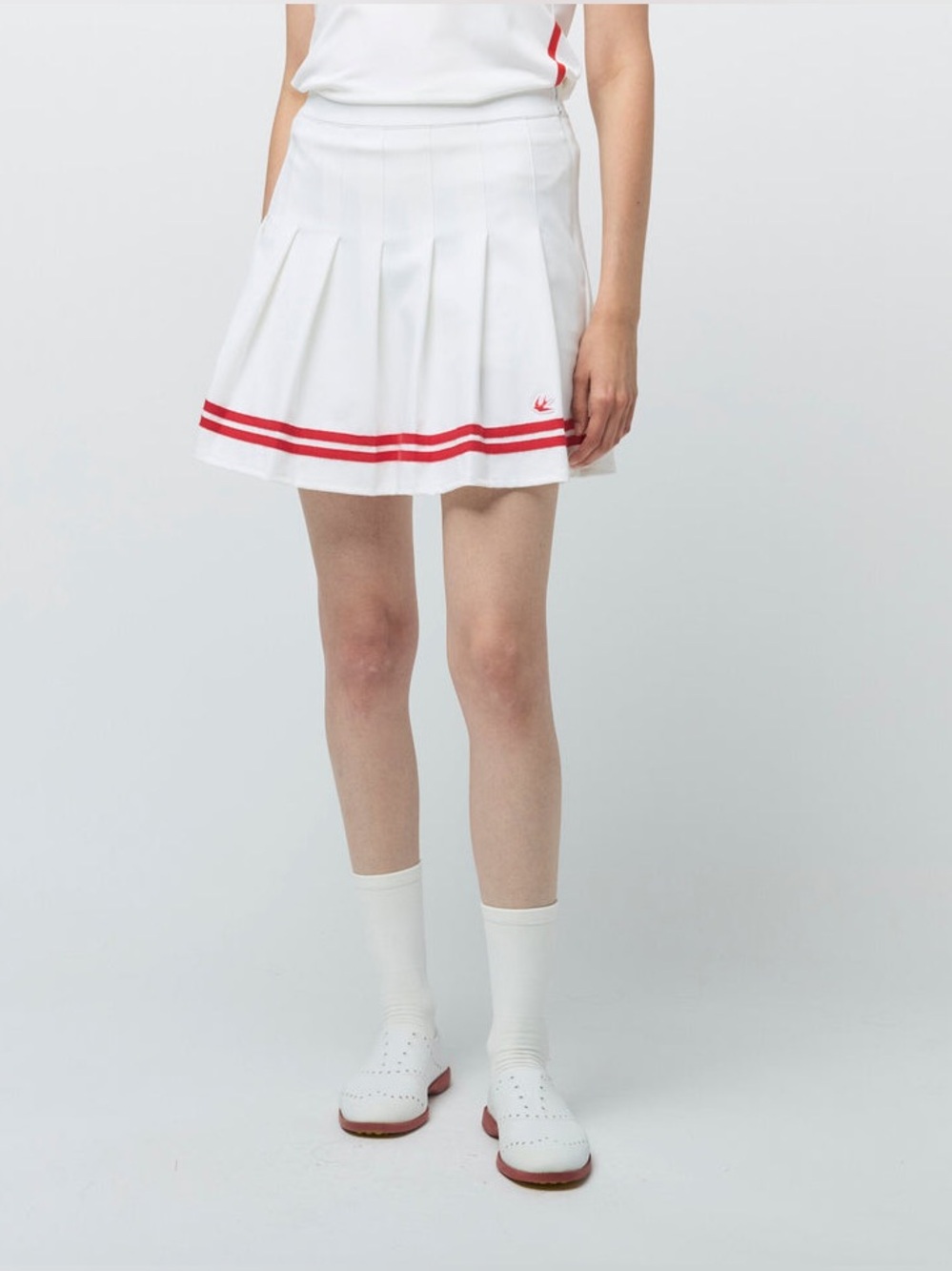TILLEY Ribbon Pleated Skirt
